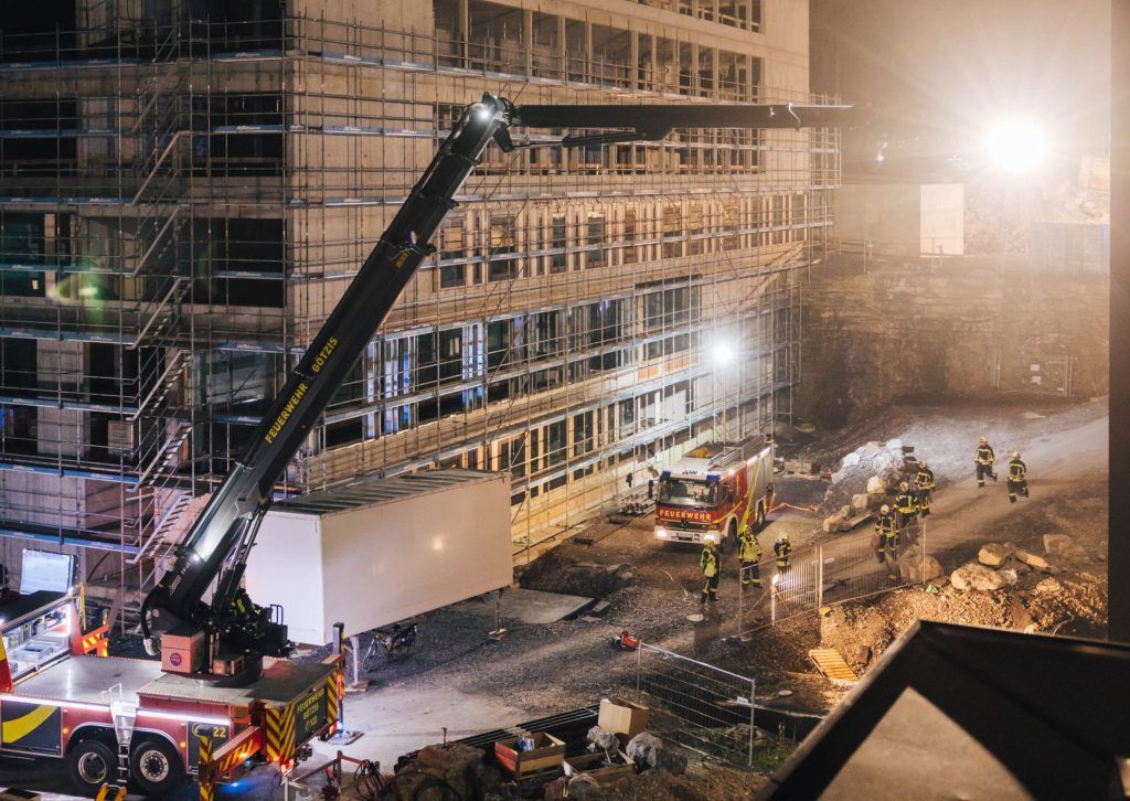 Großalarm am Landeskrankenhaus Rankweil