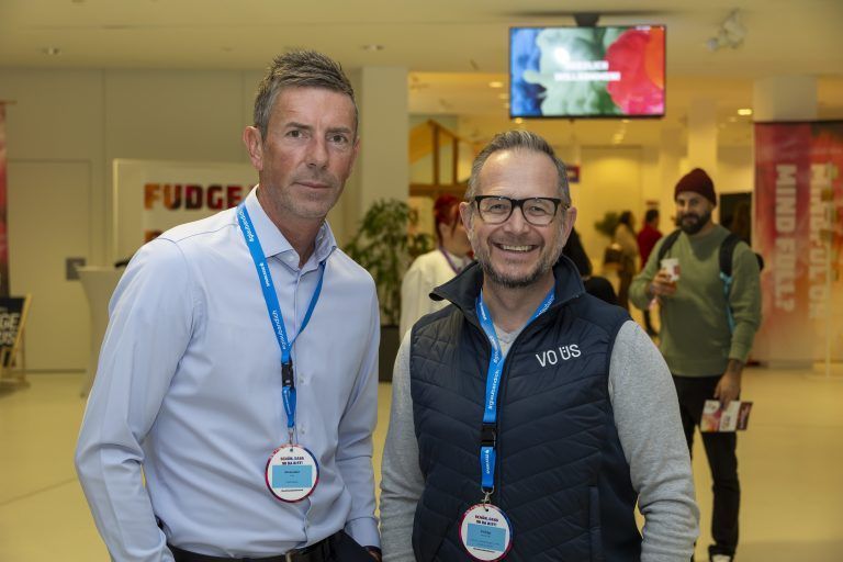 Alexander Lau (Sparkasse Dornbirn) und Philipp Wüstner (vo üs). <span class="copyright">vn/PAulitsch</span>