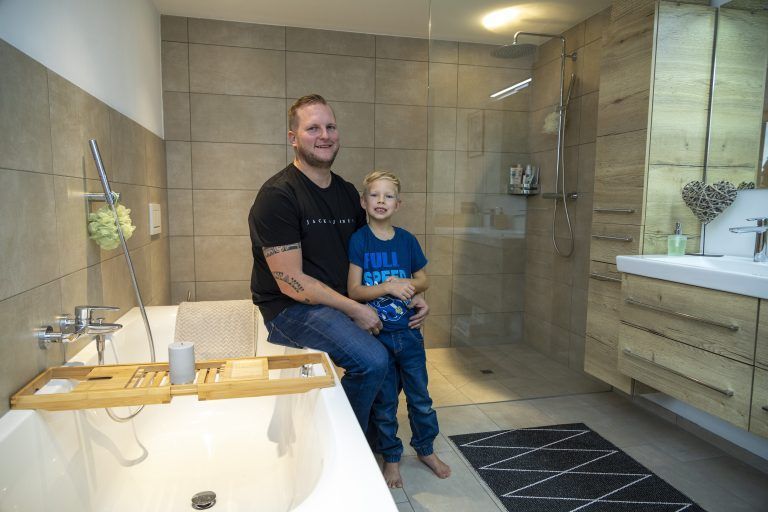 Das neue Familienbad.