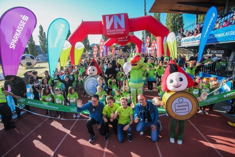 Riesenstimmung herrschte beim Kindermarathon.Steurer