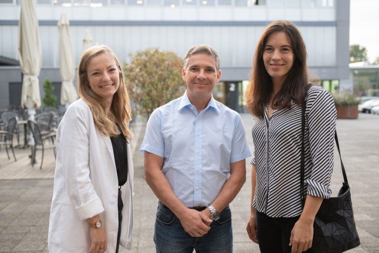 Sandra Kraxner-Holzer (Wisto), Christian Mitterdorfer (Liebherr), Manuela de Pretis (Wisto), v.l.