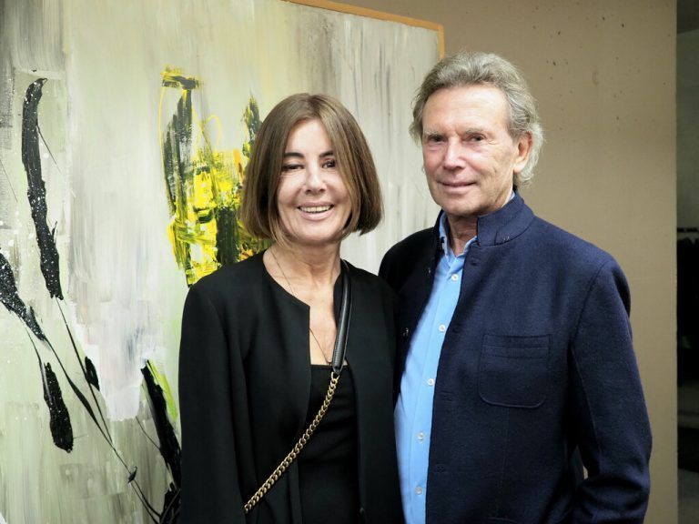 Unter den Besuchern: Moni und Werner Malang.