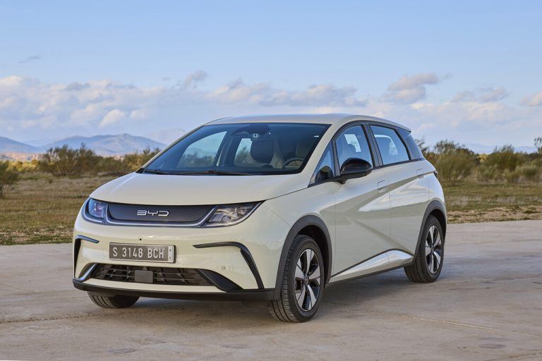 VN-Testfahrten mit dem BYD Dolphin. Im Bestfall sind mit dem China-Stromer bis zu 427 Kilometer möglich.Werk