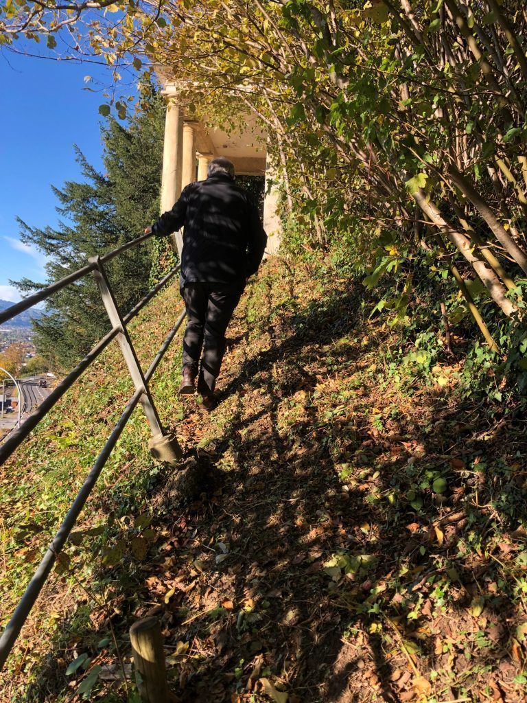 Früher beliebtes Ausflugsziel, heute bröckelt es vor sich hin