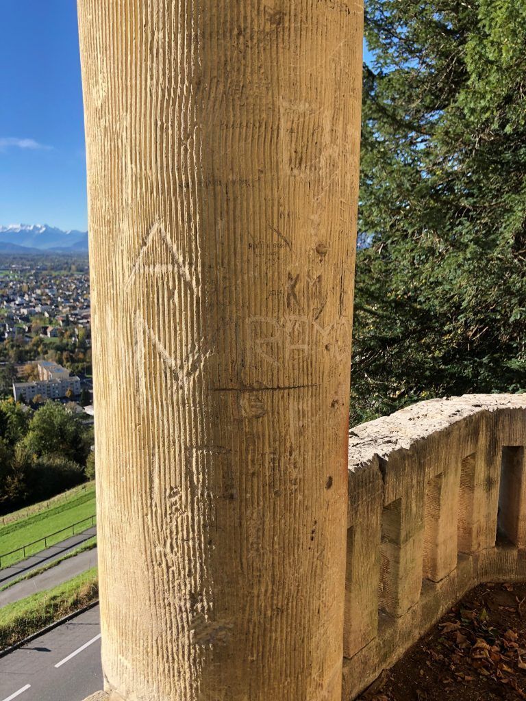 Früher beliebtes Ausflugsziel, heute bröckelt es vor sich hin