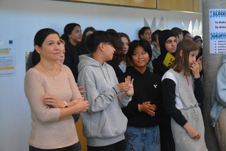 Aufregung herrschte bei vielen vor ihrer Präsentation. 