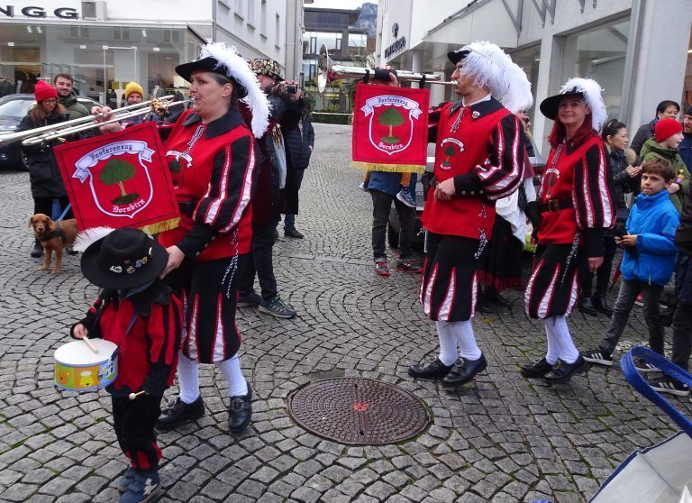 Der Fanfarenzug eröffnete die offizielle Eröffnung wie immer musikalisch.