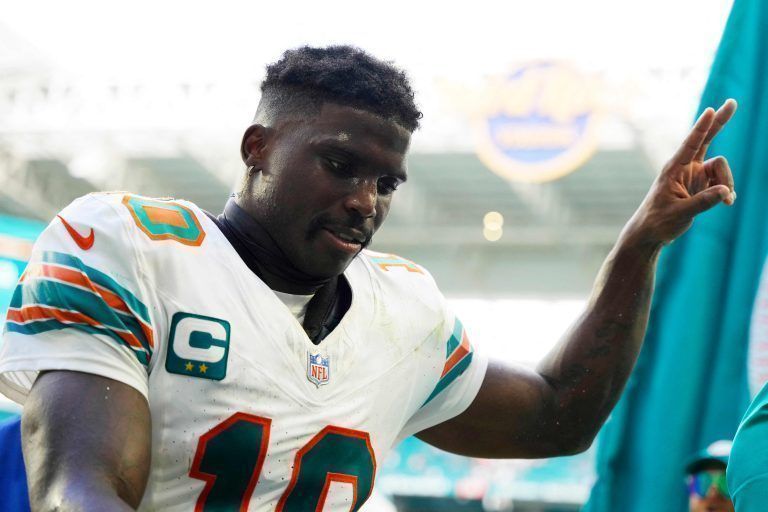 ... wie der von Kansas zu Miami gewechselt Tyreek Hill. <span class="copyright">afp</span>