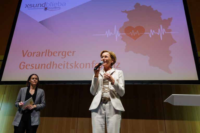 Landesrätin Rüscher eröffnete die Konferenz in Feldkirch. <span class="copyright">Landespressestelle</span>
