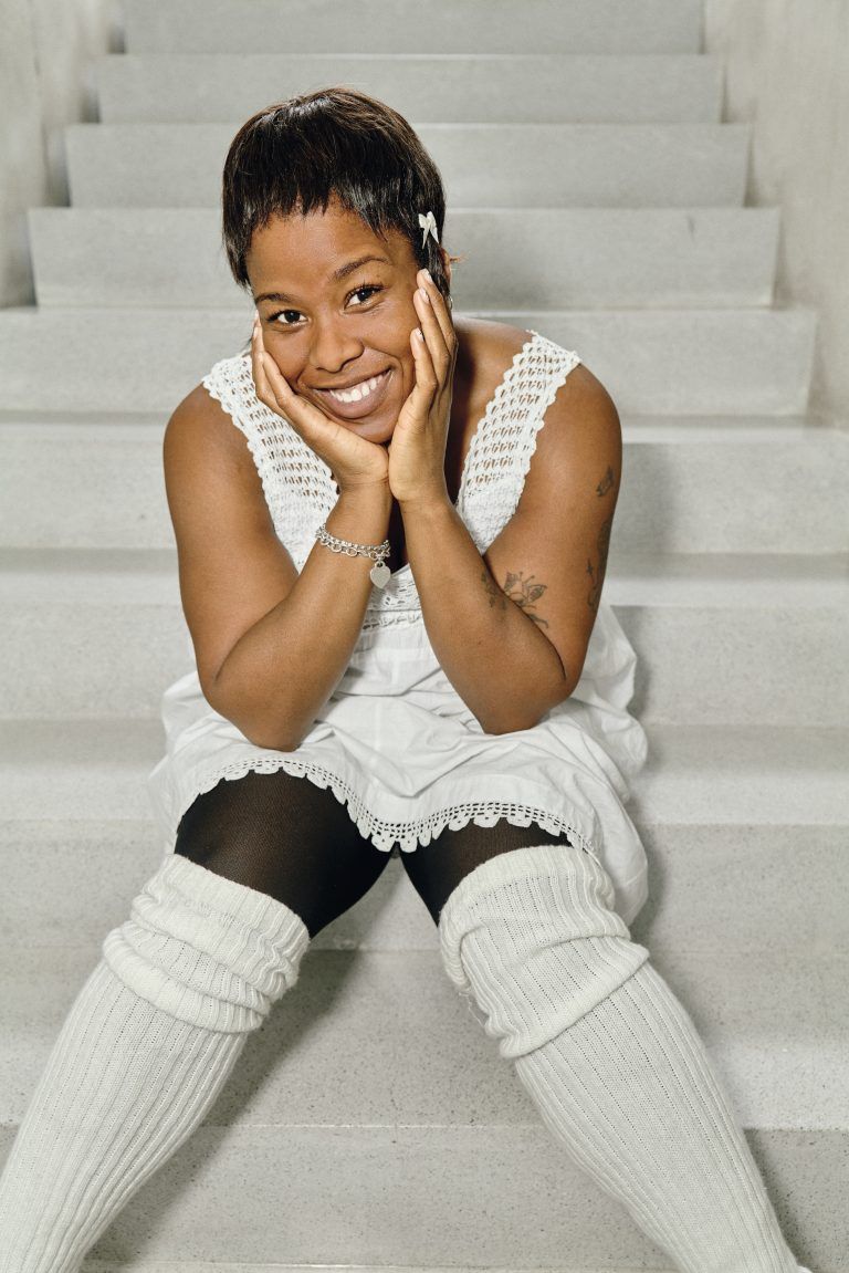 Precious Okoyomon im KUB, 2023 Precious Okoyomon (born 1993) is a Nigerian-American artist, poet, and chef. They live and work in New York City.