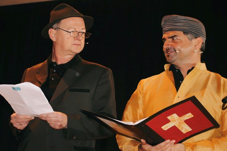 Dabei wurde die Wälder Kultformation von Kräutler&Lins nach Kräften kabarettistisch unterstützt.