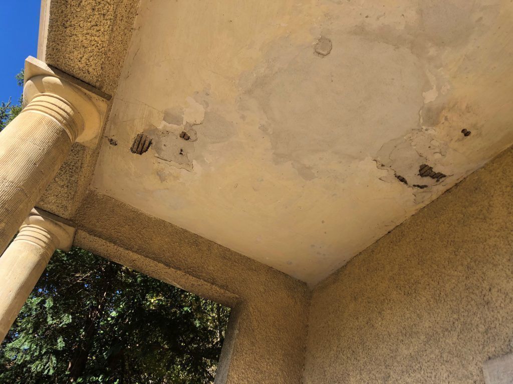 Früher beliebtes Ausflugsziel, heute bröckelt es vor sich hin