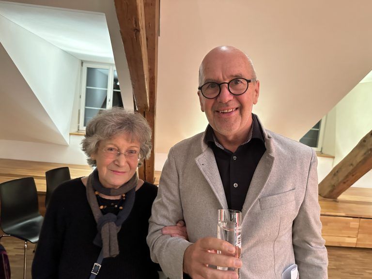 Annelies Schuster und Thomas Bitsche, der frühere Obmann der Villa Falkenhorst.