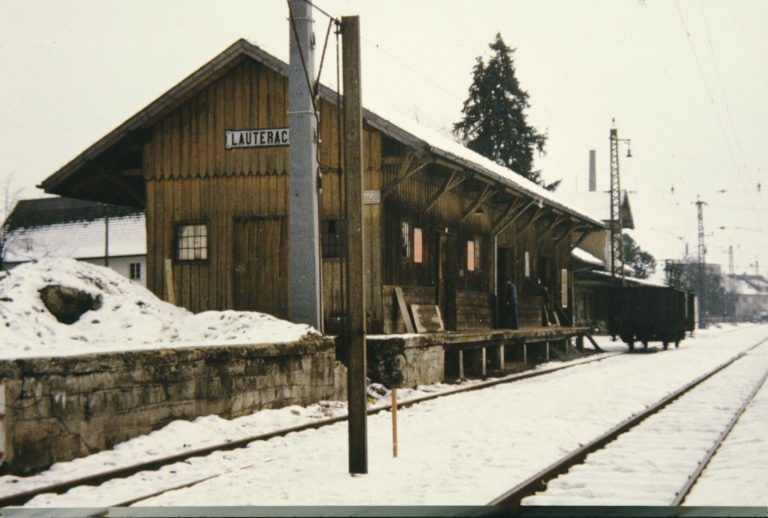Vergangene Zeiten: Der alte Bahnhof Lauterach, ein Fenster in die Geschichte der Eisenbahn. <span class="copyright">Volare</span>