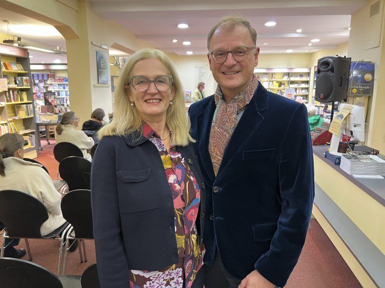Barbara und Softwareunternehmer Gerhard Schwärzler kamen zur Lesung.