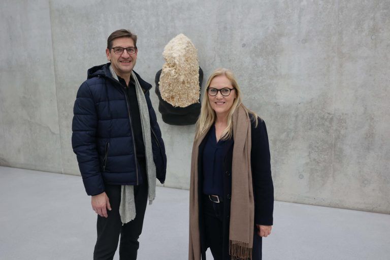 Musiker Markus Ellensohn und Veronika Feuerstein.