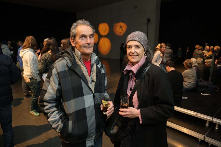 Künstler Rudl Lässer und Ingrid Fleisch.