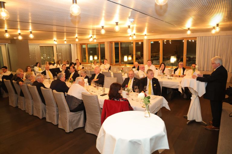 VSOV-Präsident Willi Hirsch bei seinem Jahresrückblick.