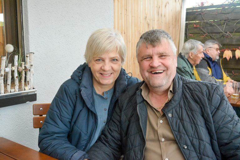 Ines und Harald Mathis kamen aus Hohenems zur Eröffnung.