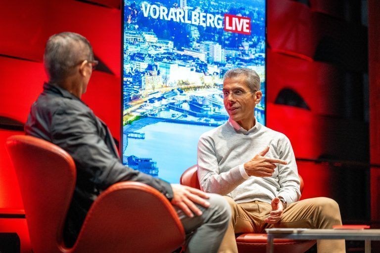 Michael Diederich im persönlichen Interview bei Vorarlberg Live.