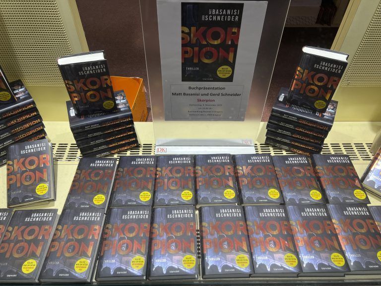 Die Erstausgabe des neuen Thrillers fand sofort ihre Käufer.