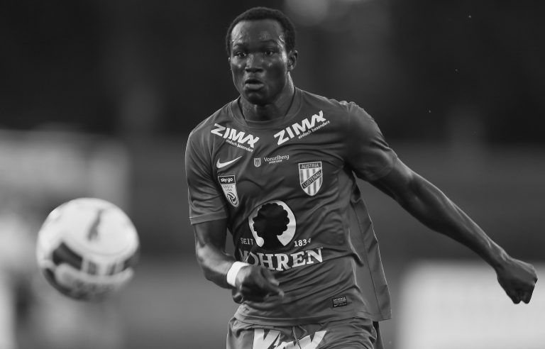 Raphael Dwamena wird in Lustenau in Erinnerung bleiben. <span class="copyright">Gepa</span>