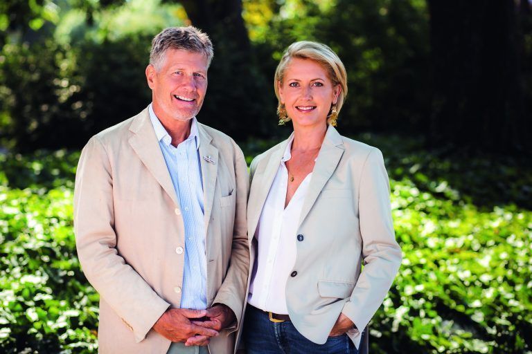 Die Gault-Millau-Herausgeber Karl und Martina Hohenlohe.