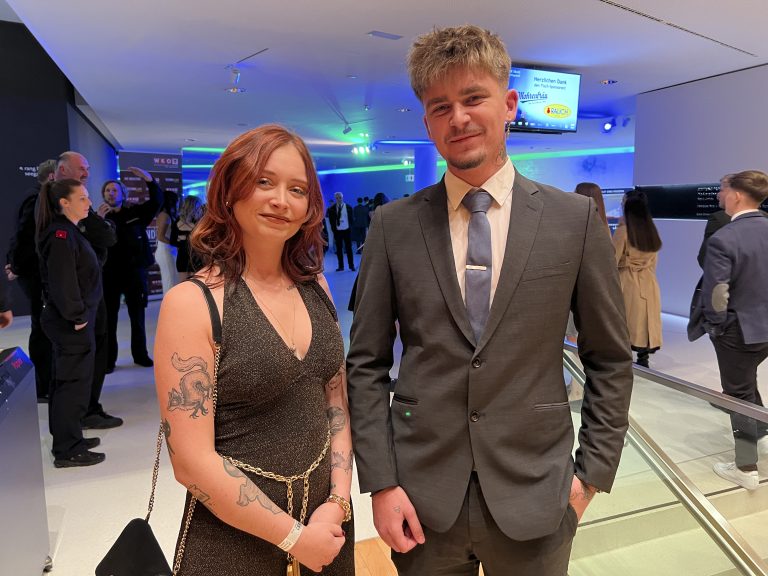 Geschwister Martyna und Szymon Ossowski genossen das Flair.