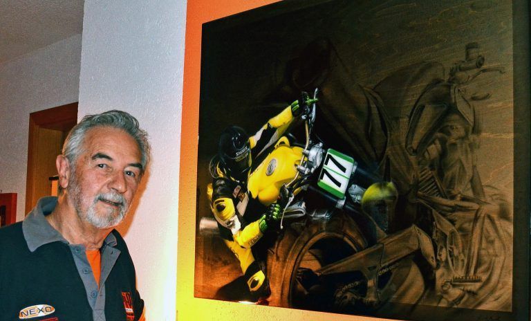Das Bild stellt eine helle und eine dunkle Seite im Leben von Joe Kleber dar. <span class="copyright">HRJ</span>