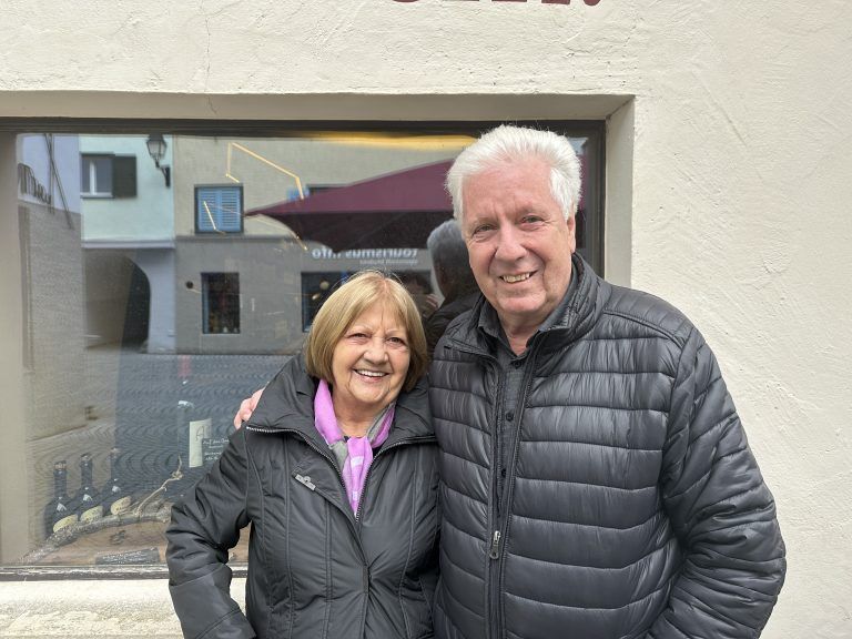 Das Ehepaar Jolanda und Max Eckert verbindet sehr viel, vor allem auch eine gehörige Portion Humor.