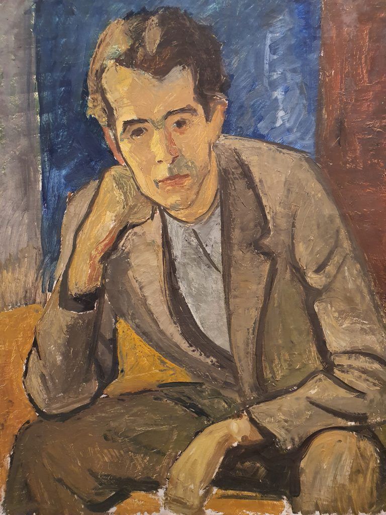 Portrait des Bildhauers Herbert Albrecht aus dem Jahr 1950.   <span class="copyright"> Thomas Schiretz</span>