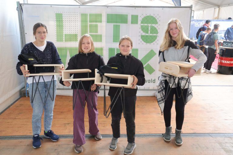 Lea Antonia, Livia-Anna und Lilly-Marie Moosbrugger, Salome Berchtold.