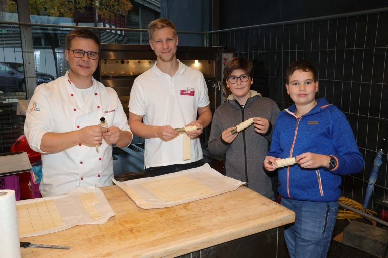 Dominik und Michael Künz, Ben Fleischer und Sebastian Fetz.