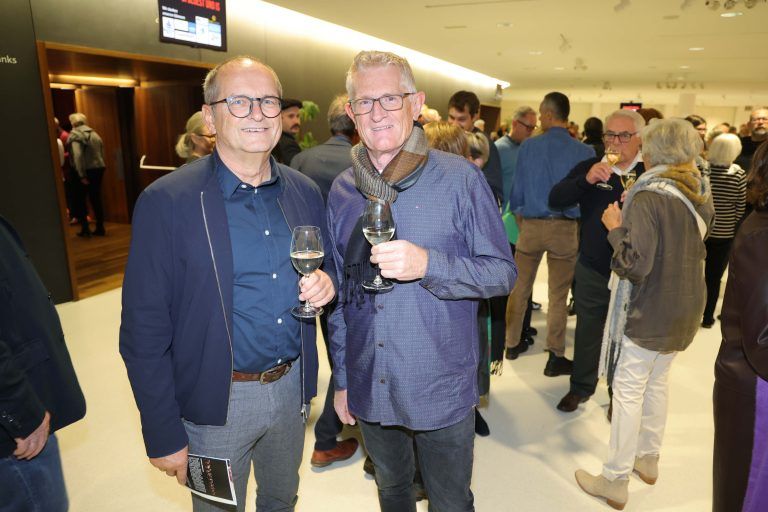 Genossen den Abend: Martin Köb und Alexander Berchtold.