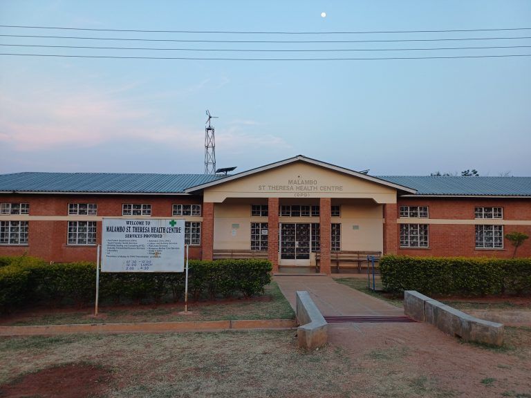 Das Krankenhaus, in dem Steigl in Afrika gearbeitet hat.