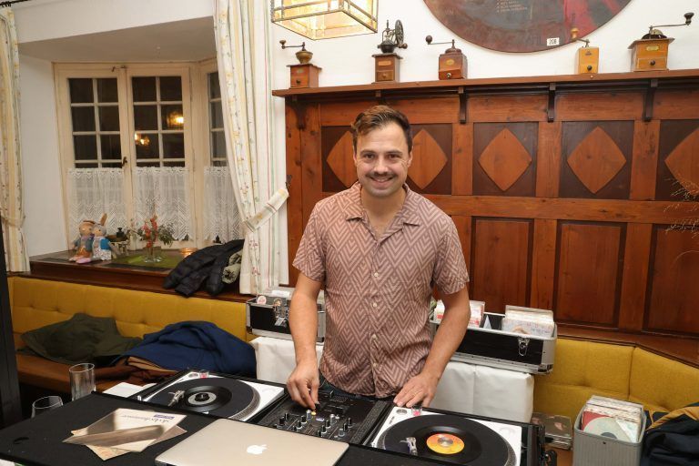 DJ Thomas Gallaun sorgte für die musikalische Unterhaltung.