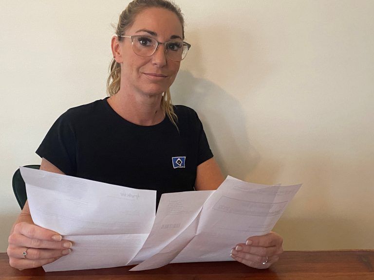 Die Teuerung stellte die alleinerziehende zweifache Mutter Nadina Roither vor große Herausforderungen. VN/HÄMMERLE