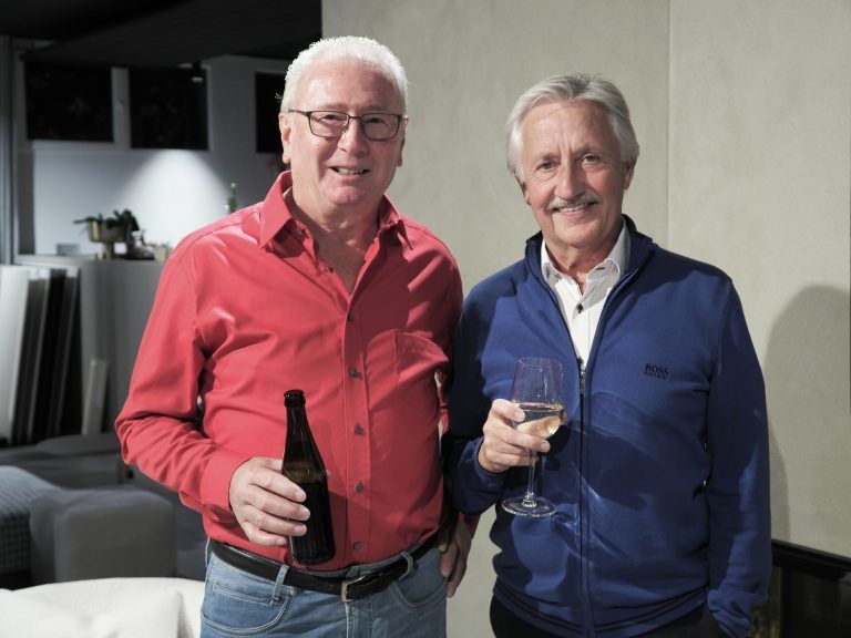 Unter den Gästen: Dietmar Tomaschko und Werner Mucha (Flexmed).