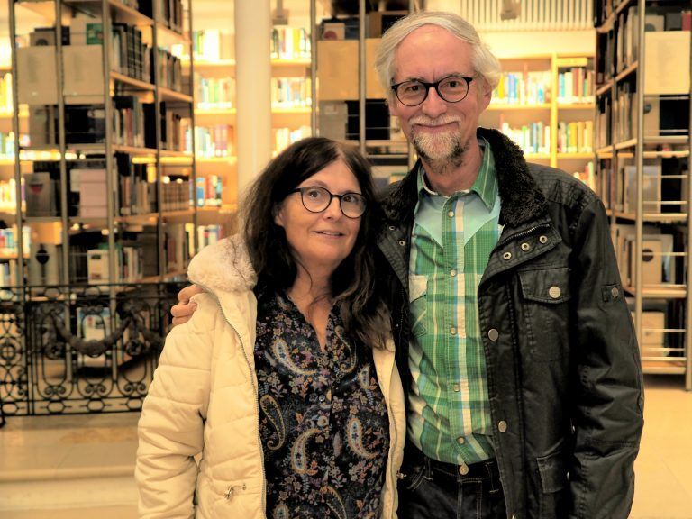Unter den Besuchern: Gerhard Walch und Cornelia Wachter.
