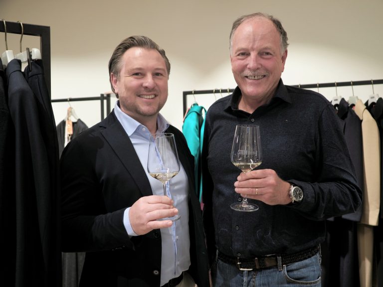 Sebastian Spiegel (Weinstein) und Mediziner Thomas Sander.