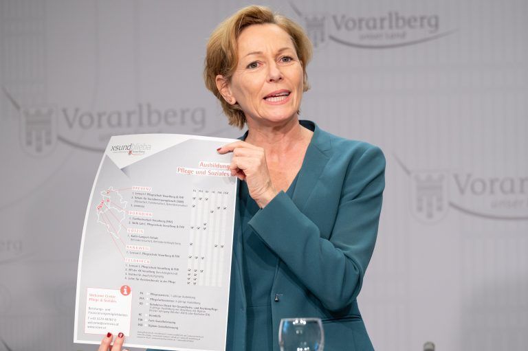 „Wir haben einen klaren Plan", sagte Landesrätin Martina Rüscher. <span class="copyright">Land Vorarlberg A. Serra</span>