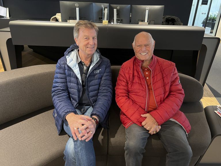 Reinhard Mohr und Helmwart Zortea nahmen es gemütlich.
