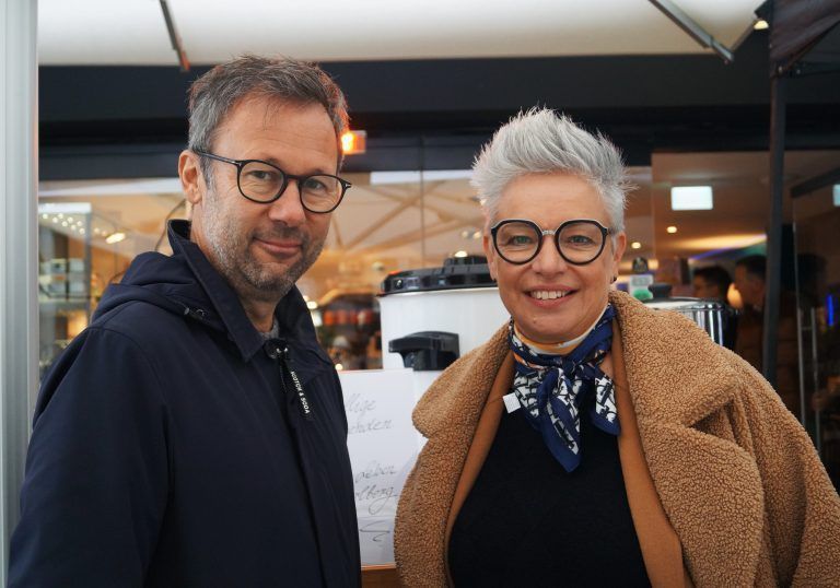 Robert und Elke Vögel vom Schuhaus Vögel schauten auch vorbei.