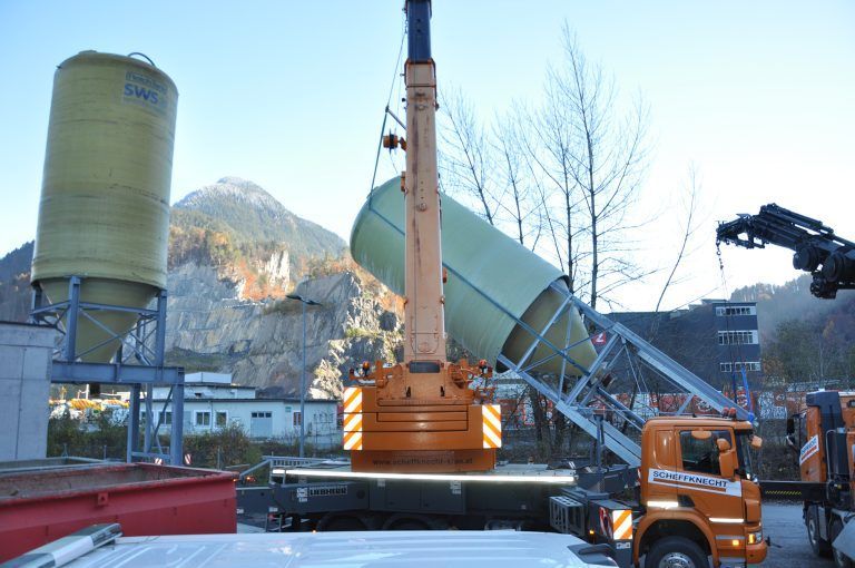 Der neue Salzsilo mit einem Fassungsvermögen von 150 Tonnen soll Bludenz noch wintersicherer machen. <span class="copyright">Stadt Bludenz</span>