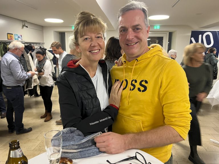 Silvia Reithofer und Christoph genossen den Abend.