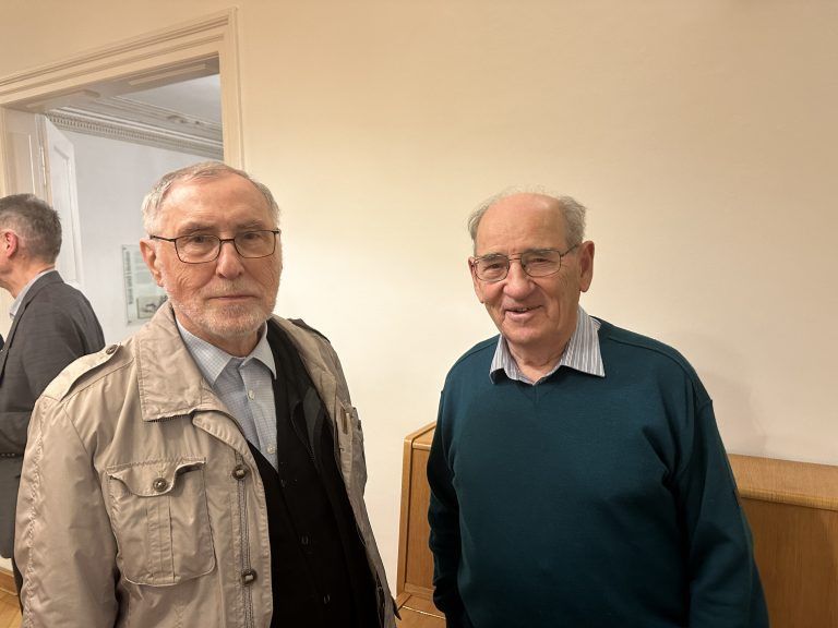 Jurist Walter Loacker und Luis Caldonazzi.