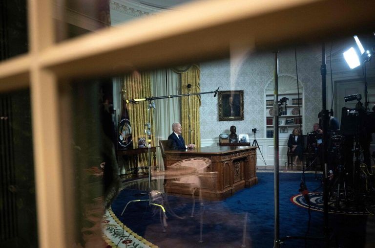 Angesichts des Kriegs in Gaza steht Joe Biden auch innenpolitisch im Rampenlicht.AFP