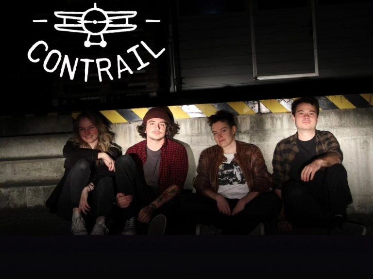 „Contrail“ rührt mit einer Mischung aus Punk, Alt-Rock, und Surfpunk die Spendentrommel.