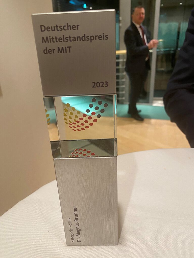 Der Deutsche Mittelstandspreis der MIT wurde in Berlin an vier Persönlichkeiten übergeben. vn/reh