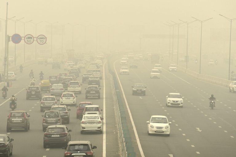 Die Feinstaubbelastung in und um Neu-Delhi gehört zu den höchsten der Welt. AP
